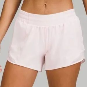Lululemon Strawberry Milkshake Hotty Hot 4 in shorts